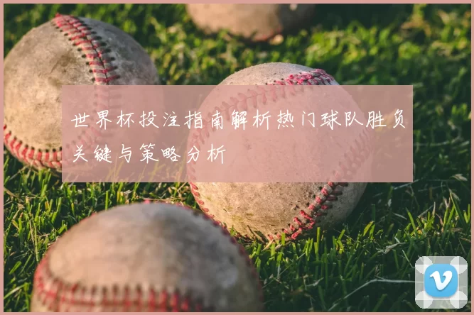 世界杯投注指南解析热门球队胜负关键与策略分析